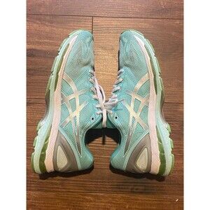 Asics Gel Nimbus 19  Flyte Foam Women's Running Shoes Mint Silver T750Q Size 8.5